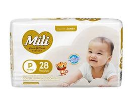 Fralda mili love & care - pacote jumbo