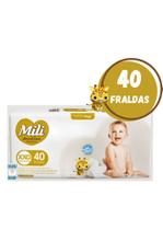 fralda mili love & care premium pacote mega fralda mili love & care premium pacote mega