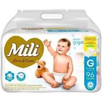 Fralda Mili Love e Care Giga G 96 unidades