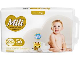 Fralda Mili Love e Care Giga XXG - 56 Unidades Fralda Mili Love e Care Giga XXG - 56 Unidades
