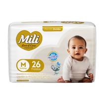 Fralda Mili Love e Care Jumbo M - 26 Unidades Fralda Mili Love e Care Jumbo M - 26 Unidades