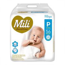 Fralda Mili Love e Care P 56 unidades Fralda Mili Love e Care P 56 unidades
