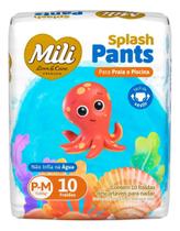 Fralda Mili Splash Praia E Piscina - P/m - C/ 10 Fraldas