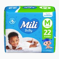 Fralda Mili Ultra Seca Jumbinho M - 22 Unidades