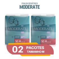 Fralda Moderate geriátrica adulto kit 2 pacotes Fralda Moderate geriátrica adulto kit 2 pacotes