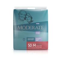 Fralda Moderate geriátrica adulto pacote com 50