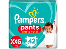 Fralda Pampers Ajuste Total Pants Calça  - Tam. XXG 14 a 25kg 42 Unidades