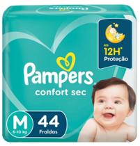 Fralda Pampers Confort Sec M 44 unidades Pampers Confort Sec 44un