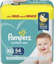 Fralda Pampers Confort Sec Super XG 54 unidades