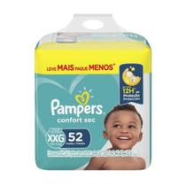 Fralda Pampers Confort Sec Super Xxg 52 Unidades