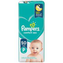 Fralda Pampers Confort Sec Tam. P - 50 Unidades