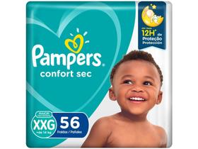 Fralda Pampers Confort Sec Tam. XXG - + de 14kg 56 Unidades Fralda Pampers Confort Sec Tam. XXG - + de 14kg 56 Unidades
