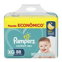 Fralda Pampers Confort Sec Tamanho XG 88 unidades Fralda Pampers Confort Sec Tamanho XG 88 unidades