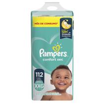 Fralda pampers confort sec xxg 112 Fralda pampers confort sec xxg 112