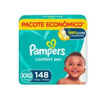 Fralda pampers confort sec xxg 148 descartavel , infantil
