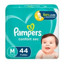 Fralda Pampers Confortsec Mega M 44 unidades Fralda Pampers Confortsec Mega M 44 unidades
