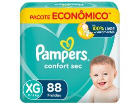 Fralda Pampers ConfortSec Tam. XG 11 a 15Kg 88 Unidades