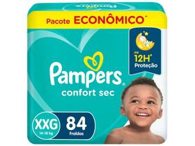 Fralda Pampers ConfortSec Tam. XXG 14kg a 18kg - 84 Unidades