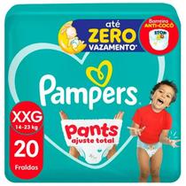 Fralda Pampers Pants Ajuste Total Mega XXG 20 Unidades