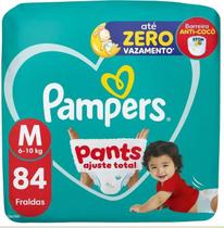 Fralda Pampers Pants Ajuste Total Tamanho M 84 Unidades