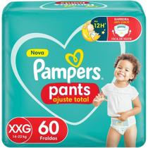 Fralda Pampers Pants Ajuste Total XXG 60 unidades