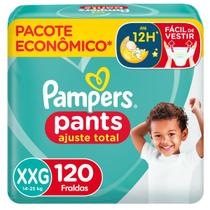 Fralda Pampers Pants Ajuste Total XXG com 120un Fralda Pampers Pants Ajuste Total XXG com 120un