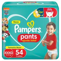 Fralda Pampers Pants Ajuste Total XXXG com 54un Fralda Pampers Pants Ajuste Total XXXG com 54un