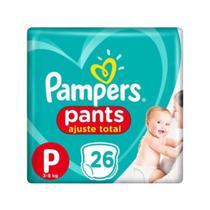 Fralda pampers pants p com 26 unidades