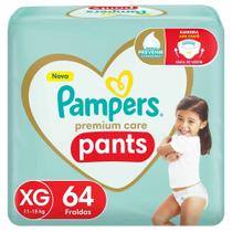 Fralda Pampers Pants Premium Care Tamanho XG 64 Unidades