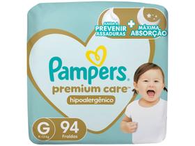 Fralda Pampers Premium Care Diurna e Noturna G 9 a 13kg 94 Unidades Fralda Pampers Premium Care Diurna e Noturna G 9 a 13kg 94 Unidades