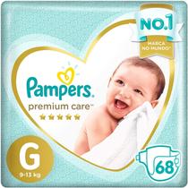 Fralda Pampers Premium Care G 68Un Pampers Grande