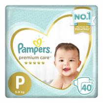 Fralda Pampers Premium Care P Mega Com 40 Unidades