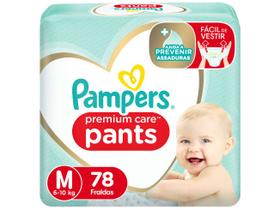 Fralda Pampers Premium Care Pants Calça Tam. M