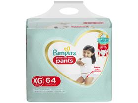 Fralda Pampers Premium Care Pants Calça Tam. XG - 11 a 15kg 64 Unidades