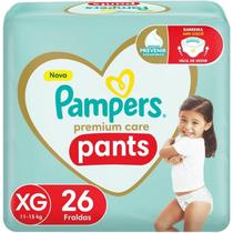 Fralda Pampers Premium Care Pants Tamanho XG 26 Unidades Fralda Pampers Premium Care Pants Tamanho XG 26 Unidades