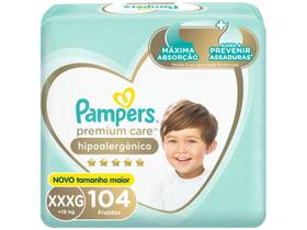 Fralda Pampers Premium Care Tam XXXG Acima de 19kg 104 Unidades