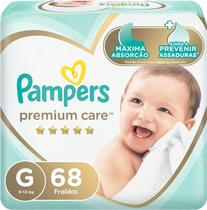 Fralda Pampers Premium Care Tamanho G Com 68 Unidades