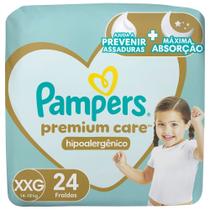 Fralda Pampers Premium Care Tamanho XXG Pacote Mega 24 Fraldas Descartáveis Fralda Pampers Premium Care Tamanho XXG Pacote Mega 24 Fraldas Descartáveis