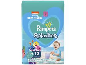 Fralda Pampers Splashers P/M 12 Unidades