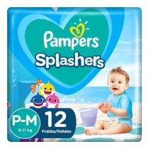 Fralda Pampers Splashers P/M 12 Unidades