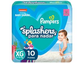 Fralda Pampers Splashers XG 10 Unidades Fralda Pampers Splashers XG 10 Unidades
