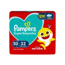 FRALDA PAMPERS SUPER SEQUINHA XG 32un