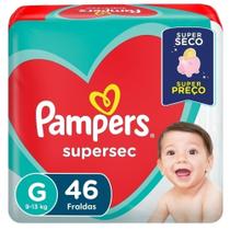 Fralda Pampers Supersec Hiper G 46 Unidades