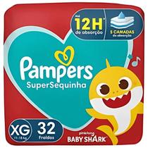 Fralda Pampers Supersec Mega XG com 32 unidades