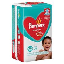 Fralda pampers supersec - xxg- 20 unidades