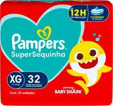 Fralda Pampers Supersequinha Tamanho XG 32 Unidades