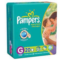 Fralda pampers total confort tamanho grande - 20 unidades - Procter glambe