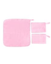 Fralda Pano de Boca Babete Bebê Malha Liso com Viés e Prendedor de Chupeta 30x30cm