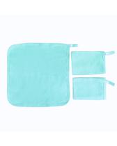 Fralda Pano de Boca Babete Bebê Malha Liso com Viés e Prendedor de Chupeta 30x30cm