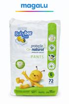 Fralda pants baby bee free g 72un 7-12kgkg